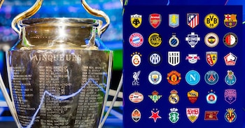 El sorteo de la fase de la liga de la Champions League se llevará a cabo este jueves 27 de agosto.