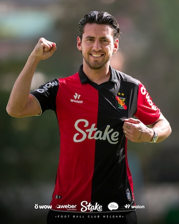 Javier Salas se perfila para ocupar el puesto de centrocampista defensivo en el once titular de Melgar. Crédito: Redes Melgar.