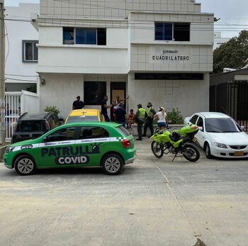 Fachada del gimnasio Cuadrilátero en