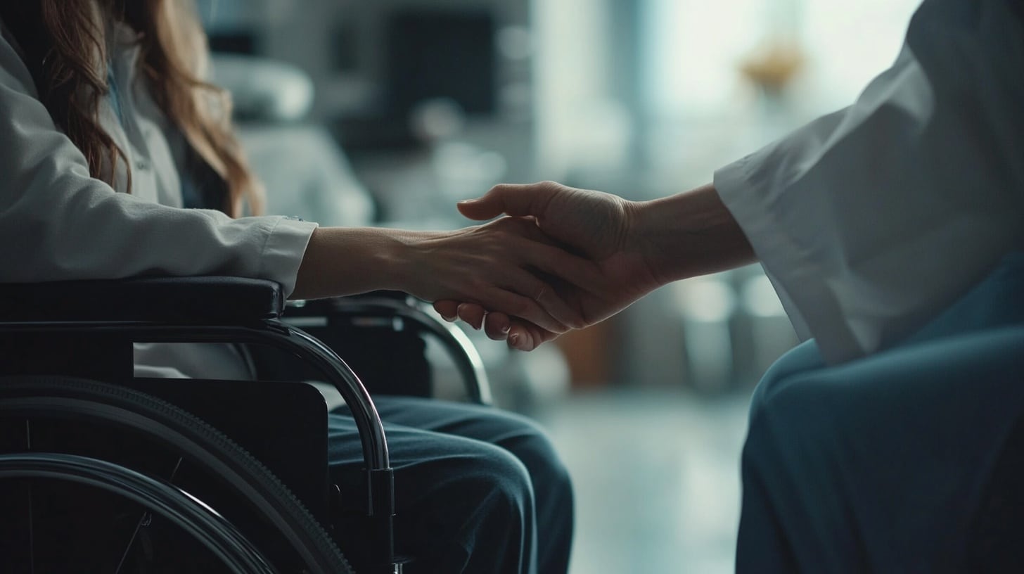 La profesora sufrió una grave lesión al clavarse una astilla de madera en la pierna por el mal estado del escenario municipal. (Imagen Ilustrativa Infobae).