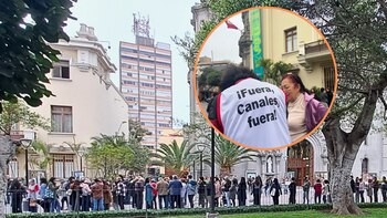 Vecinos forman largas colas para