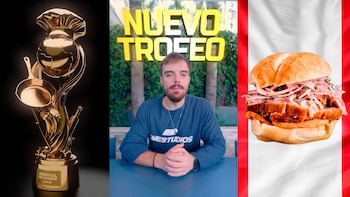 Perú recibirá una réplica del nuevo trofeo del Mundial de Comidas de Ibai Llanos: la sartén dorada cambiará a estatuilla de 4000 euros