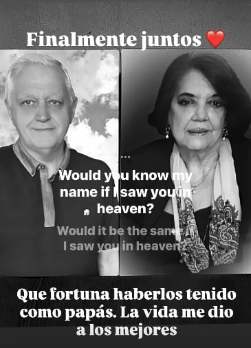 El anuncio de la muerte de Alejandro Vega generó muestras de apoyo y solidaridad de colegas y figuras públicas. (Instagram)