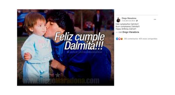 El posteo de Diego Maradona