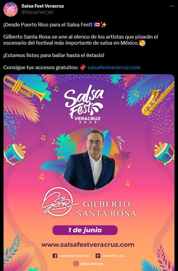 Gilberto Santa Rosa fue el