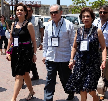 La orden a Bedoya de llevar a cabo la reunión fue por parte de Luz Ángela Sarmiento (izq.), hija del dueño del diario El Tiempo, Luis Carlos Sarmiento Angulo, uno de los hombres más ricos de Colombia - crédito archivo Colprensa