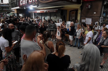 La concentración en Recoleta (Nicolas