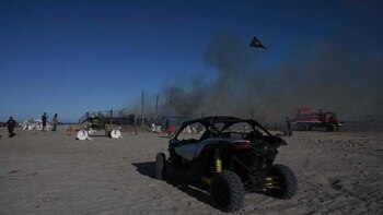 Los turistas abandonaron rápidamente el