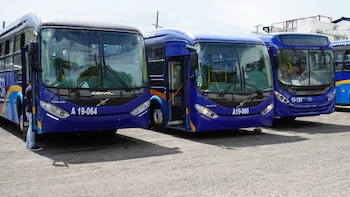 La OMSA habilitó transbordos sin cargo entre autobuses, Metro de Santo Domingo y Teleférico dentro de un plazo de 90 minutos. (Foto cortesía Presidencia de la República Dominicana)
