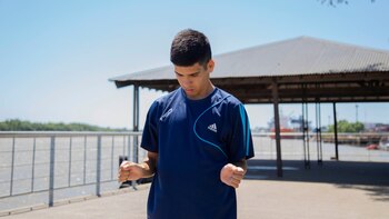 Brian Giménez junto a su