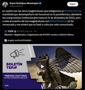 Reyes Mondragón dio a conocer