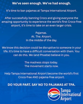 La polémica publicación del aeropuerto