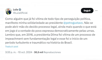 Con este mensaje, el presidente