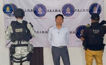 Tras su captura fue llevado ante un juez (X/@FGEGuerrero)