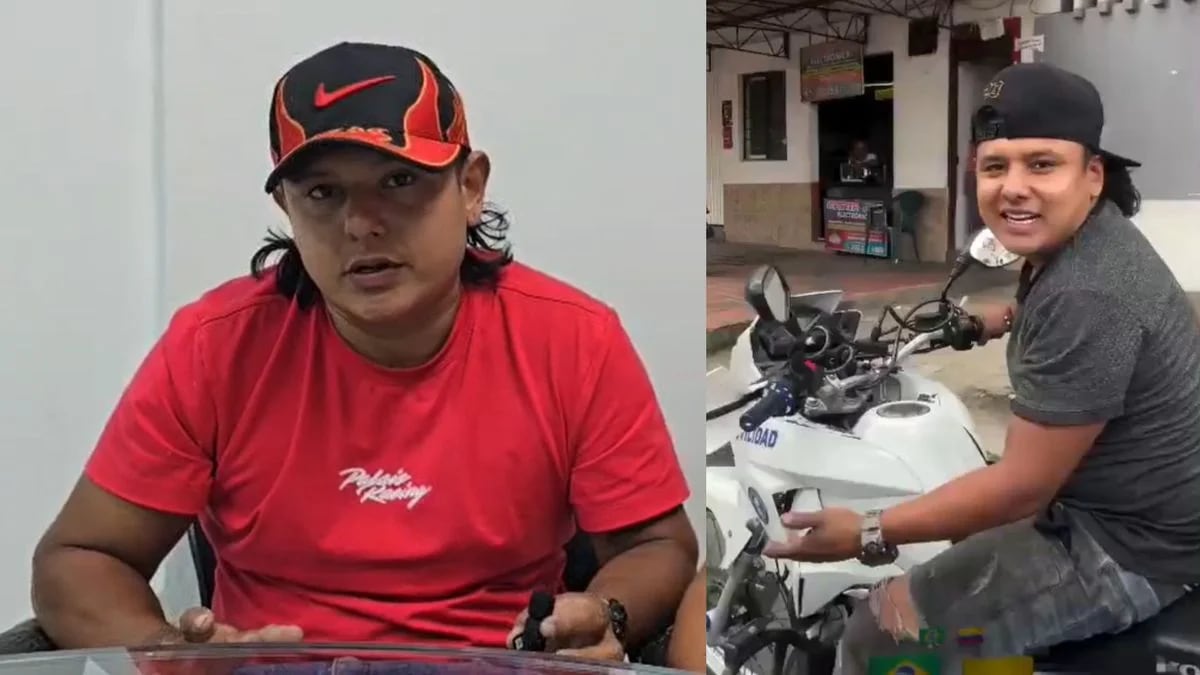 Joven se entrega tras video viral en moto oficial