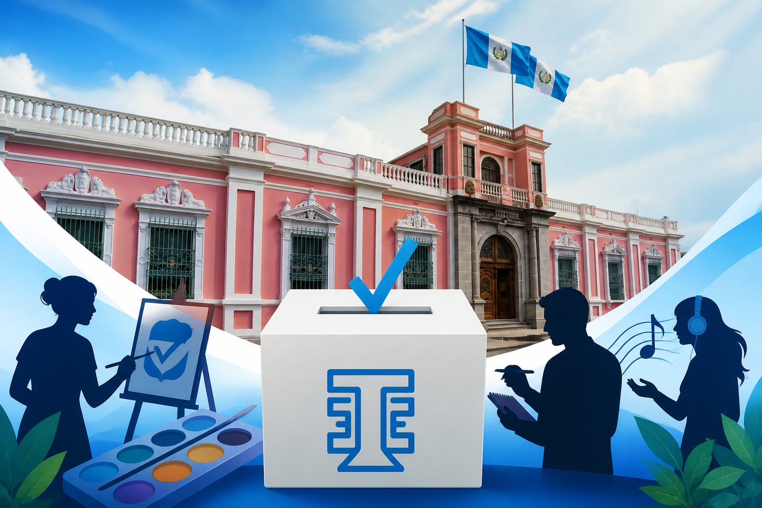 El Tribunal Supremo Electoral de Guatemala promueve un certamen ciudadano para definir la identidad gráfica, escrita y sonora de las elecciones de 2027. (Imagen Ilustrativa Infobae)
