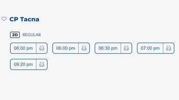 Funciones de Cineplanet para ‘Taylor