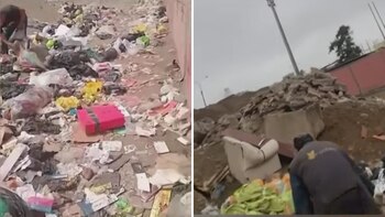 Vecinos y gente desconocida viene