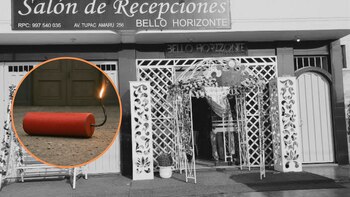 Explosión en la puerta del