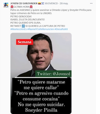 Noticias falsas sobre el caso