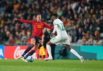 Jenni Hermoso en un partido