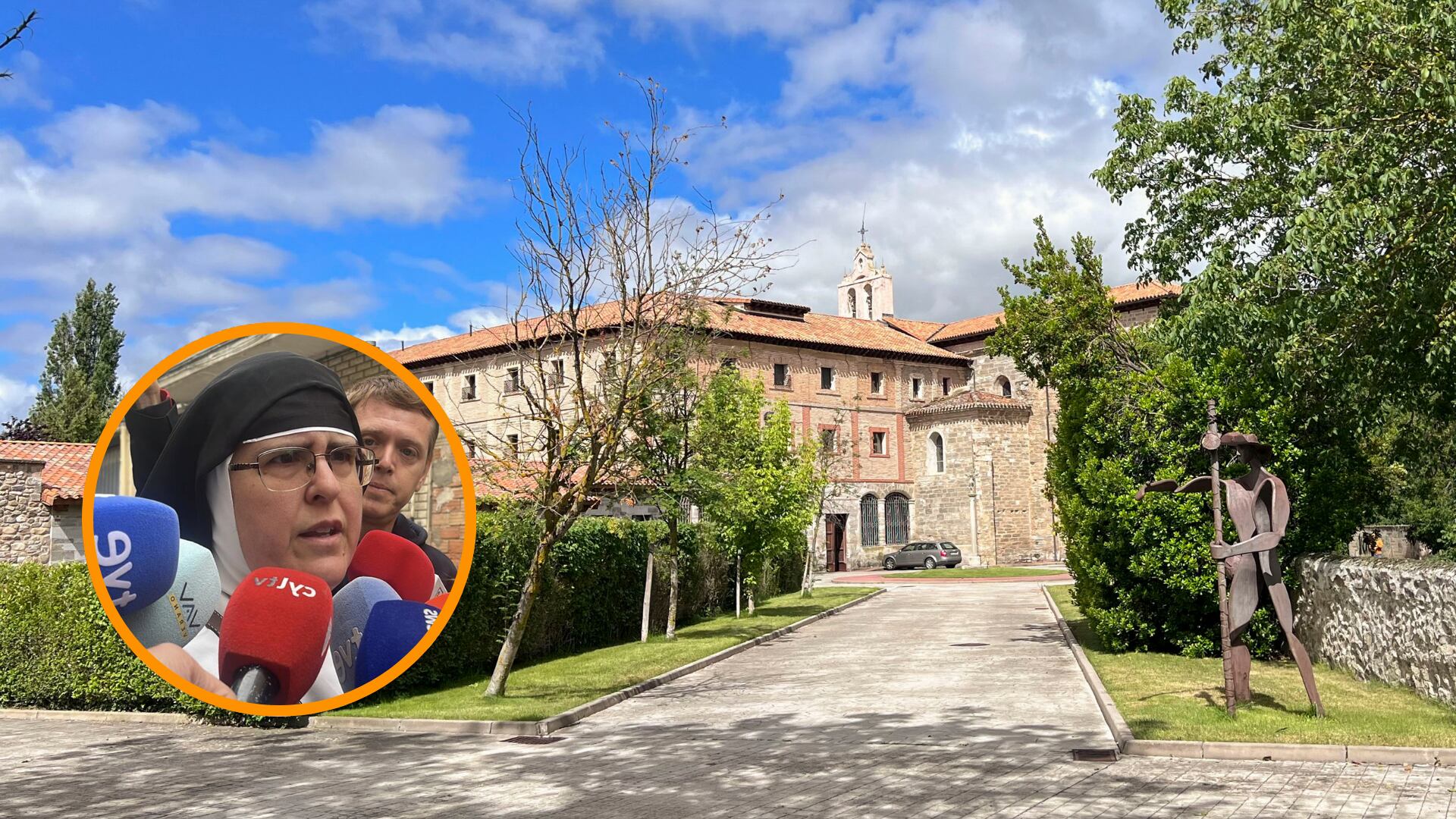 Detienen a la exabadesa de Belorado (Burgos) en el monasterio donde se la acusa de extraer obras de arte de carácter histórico para venderlas