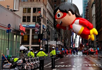 Vista del desfile del D�a