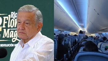 Qué contestó AMLO después de que una pasajera lo enfrentó durante un vuelo comercial a Mérida