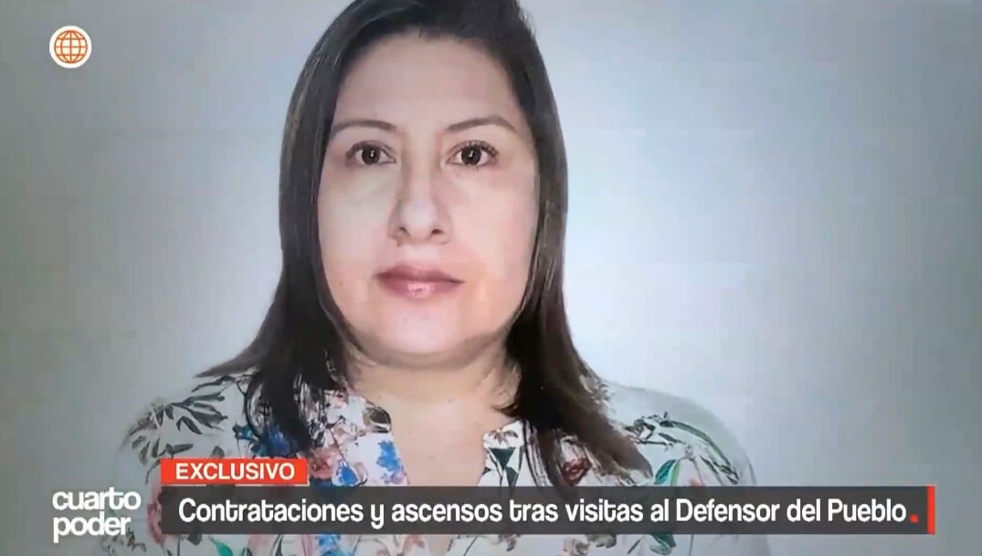 Josué Gutiérrez es cuestionado por presunto favoritismo en la Defensoría: contrataciones y ascensos tras visitas a su despacho. Captura: Cuarto Poder.