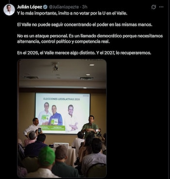 Julián López les pidió a