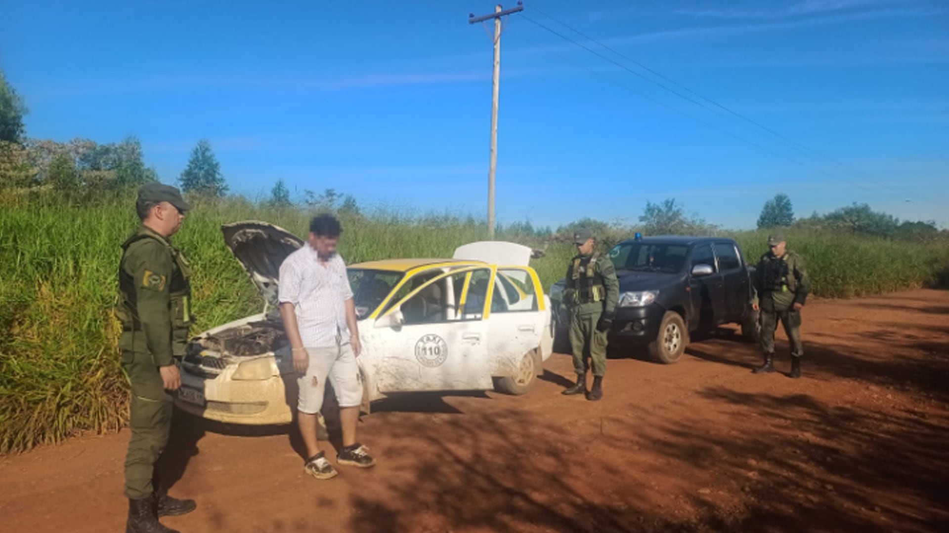 El taxista quedó detenido.