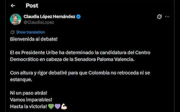 Claudia López le dio la