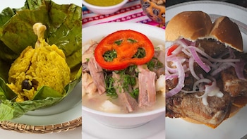 Desayunos típicos del Perú. (Composición)