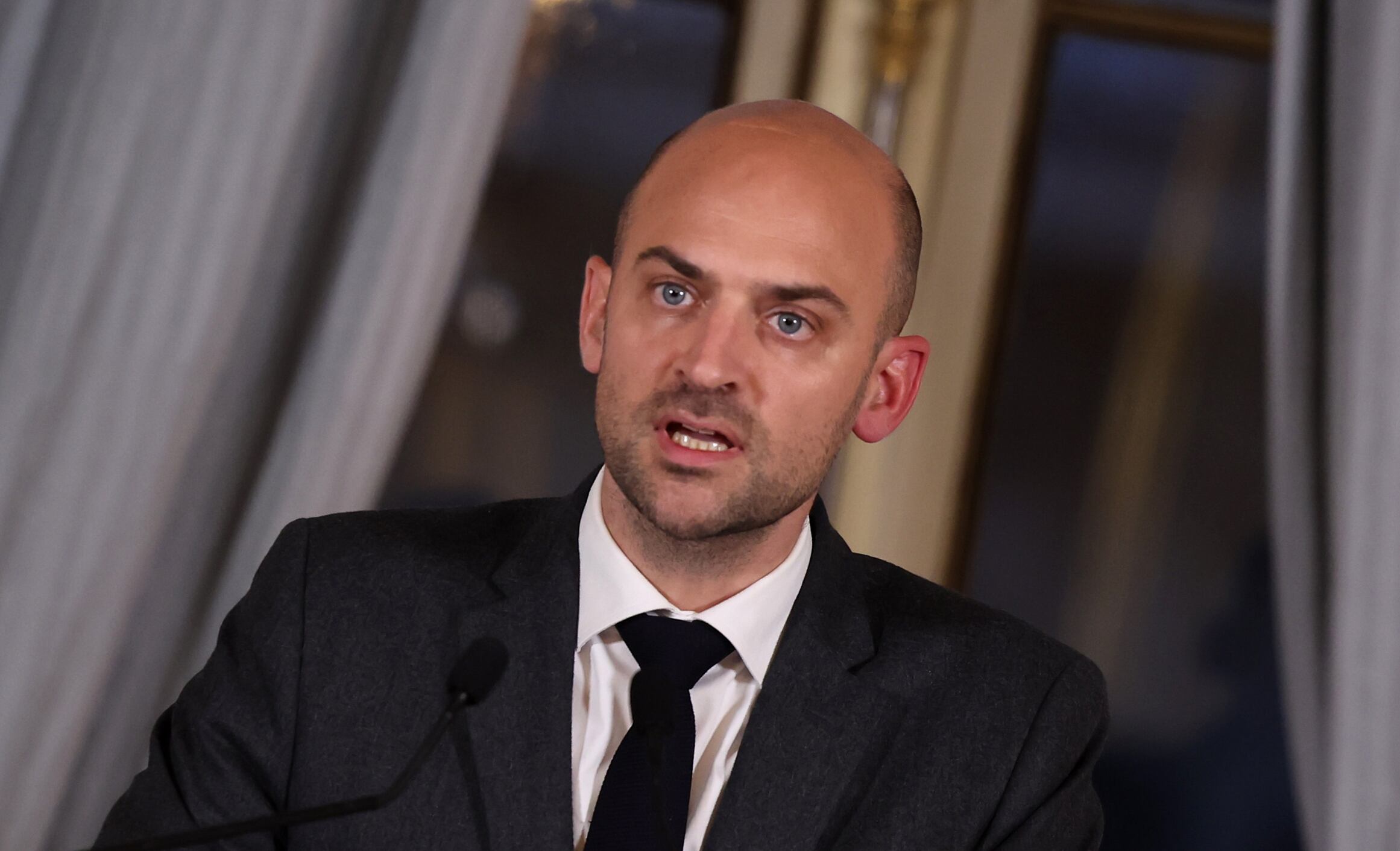 El ministro de Asuntos Exteriores saliente de Francia, Jean-Noël Barrot. (Christophe Petit Tesson/Foto compartida vía AP)