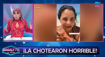 Magaly Medina cuestiona a Andrea Llosa: “No hay que ser conformistas en la vida”. Captura: Magaly Tv La Firme.