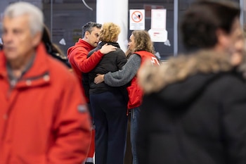 Llegada de efectivos de emergencias