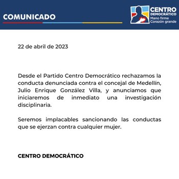 El concejal Julio González Villa