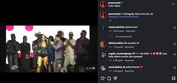 La despampanante entrada de Jossmery