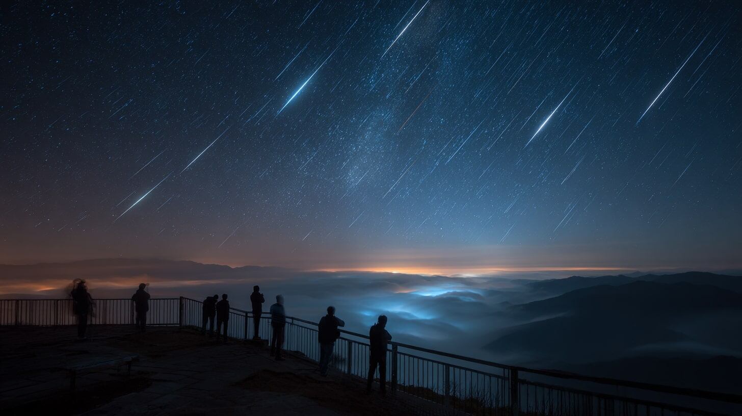 Varias lluvias de meteoros, como las Eta Acuáridas y Gemínidas, destacan en la agenda astronómica de 2026 por su brillo y frecuencia (Imagen Ilustrativa Infobae)