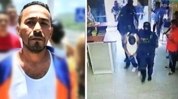 Alias “Porky” logró escapar de la justicia hondureña en febrero de 2020 cuando un grupo fuertemente armado irrumpió en los tribunales de El Progreso, Yoro, donde era trasladado para una audiencia judicial. (FOTO: La Prensa)