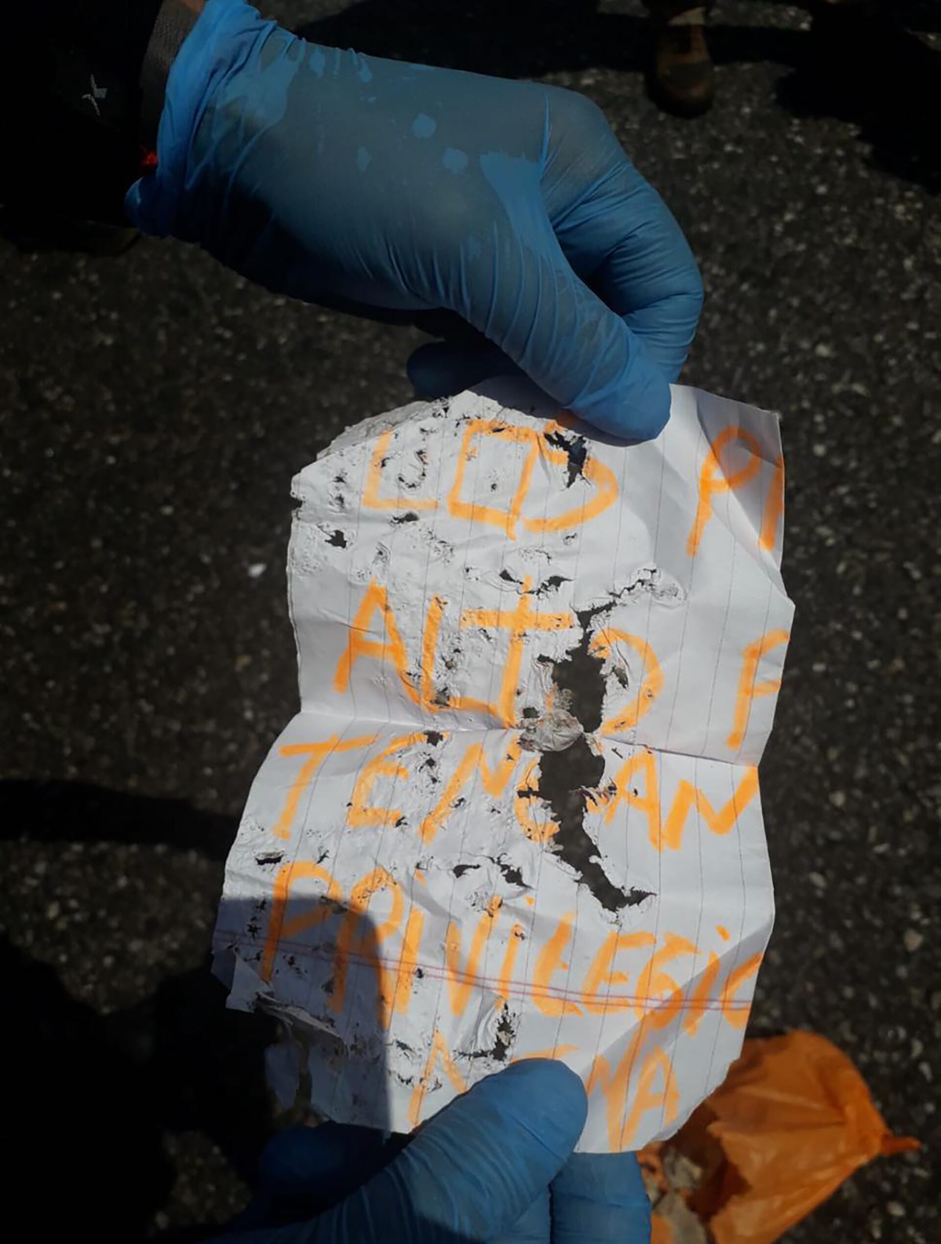 La amenaza que arrojaron los agresores al micro