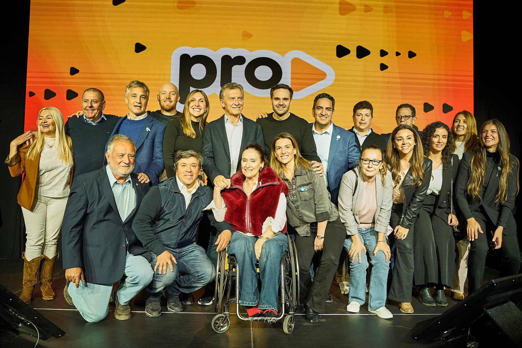 El acto reunió a varios dirigente de la región de Cuyo (X: @proargentina)