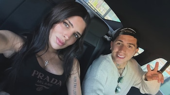 La modelo mostró sus días