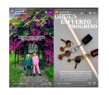 Belu y Javier son padres