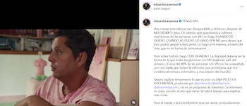 Eduardo Casanova revela en su