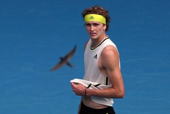 El tenista alemán Alexander Zverev