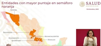 Los seis estados que corren