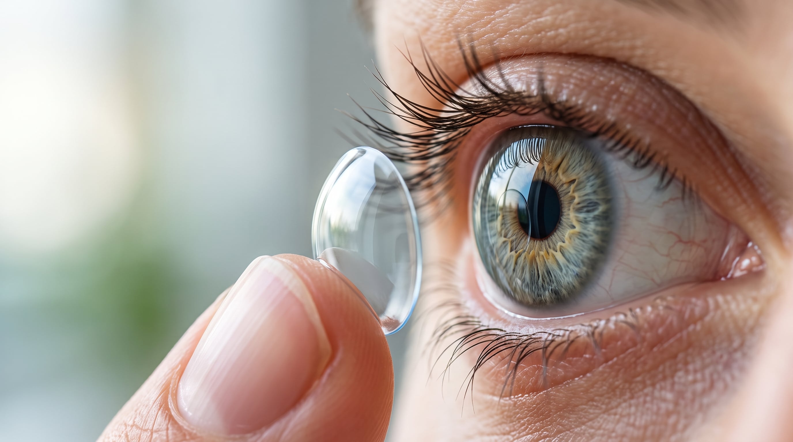 Los lentes de contacto amplían la visión periférica y suelen usarse en deporte, actividad física o situaciones sin montura (Imagen Ilustrativa Infobae)