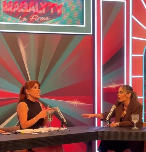 ¿El encuentro televisivo más esperado? Magaly Medina reacciona a la posibilidad de sentar a Gisela Valcárcel en su programa. Captura: Magaly TV La Firme.