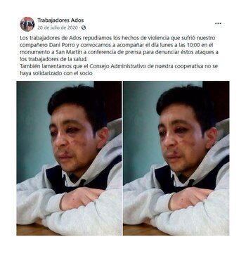 Así repudiaban los colegas de